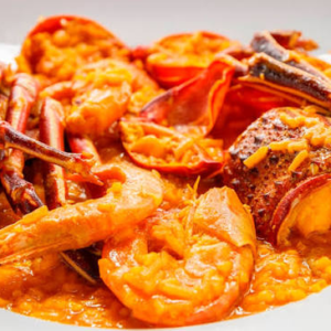 Sea Food Rice with Barracuda