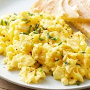 Scramble eggs